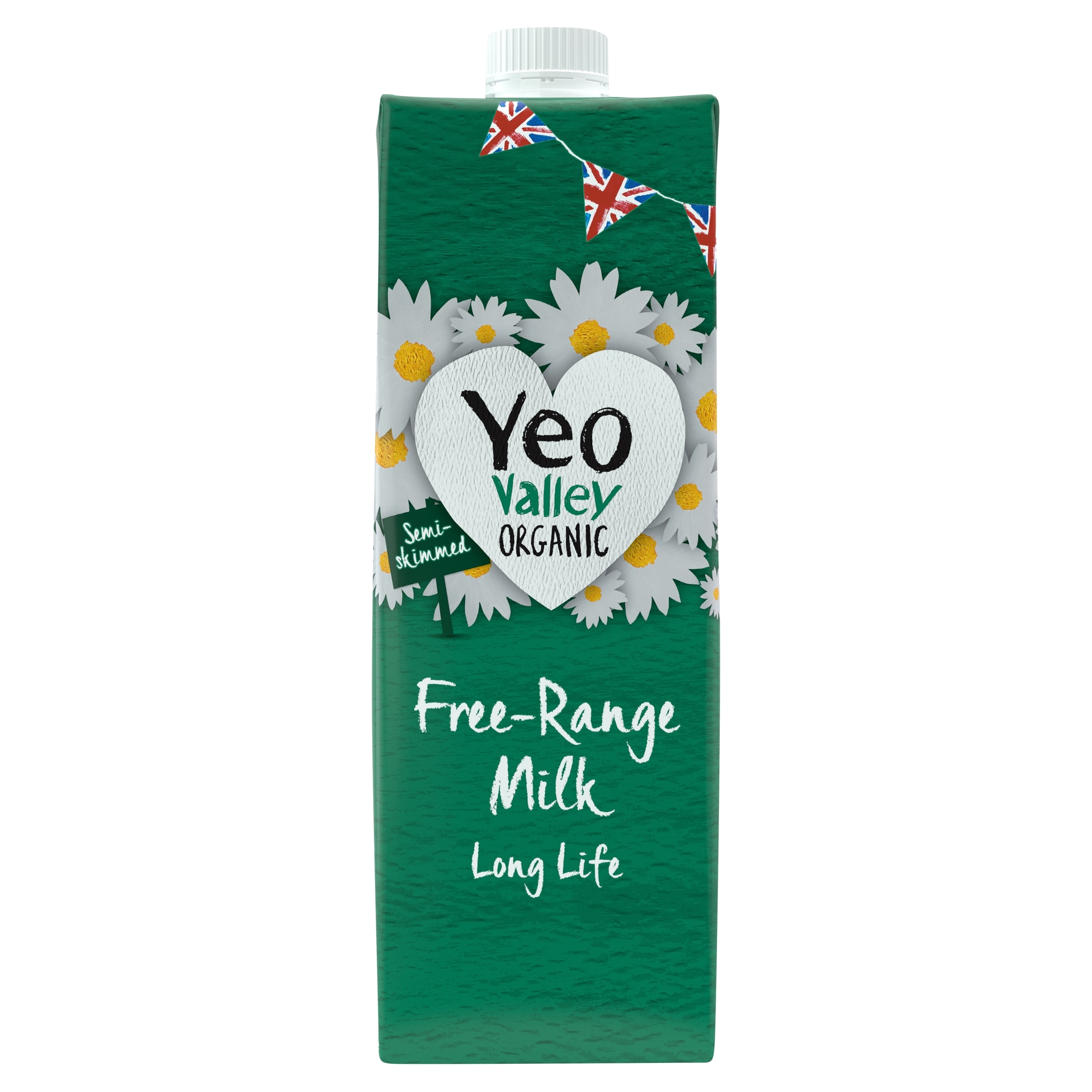 Yeo Valley Organic Free Range Semi Skimmed Long Life Milk