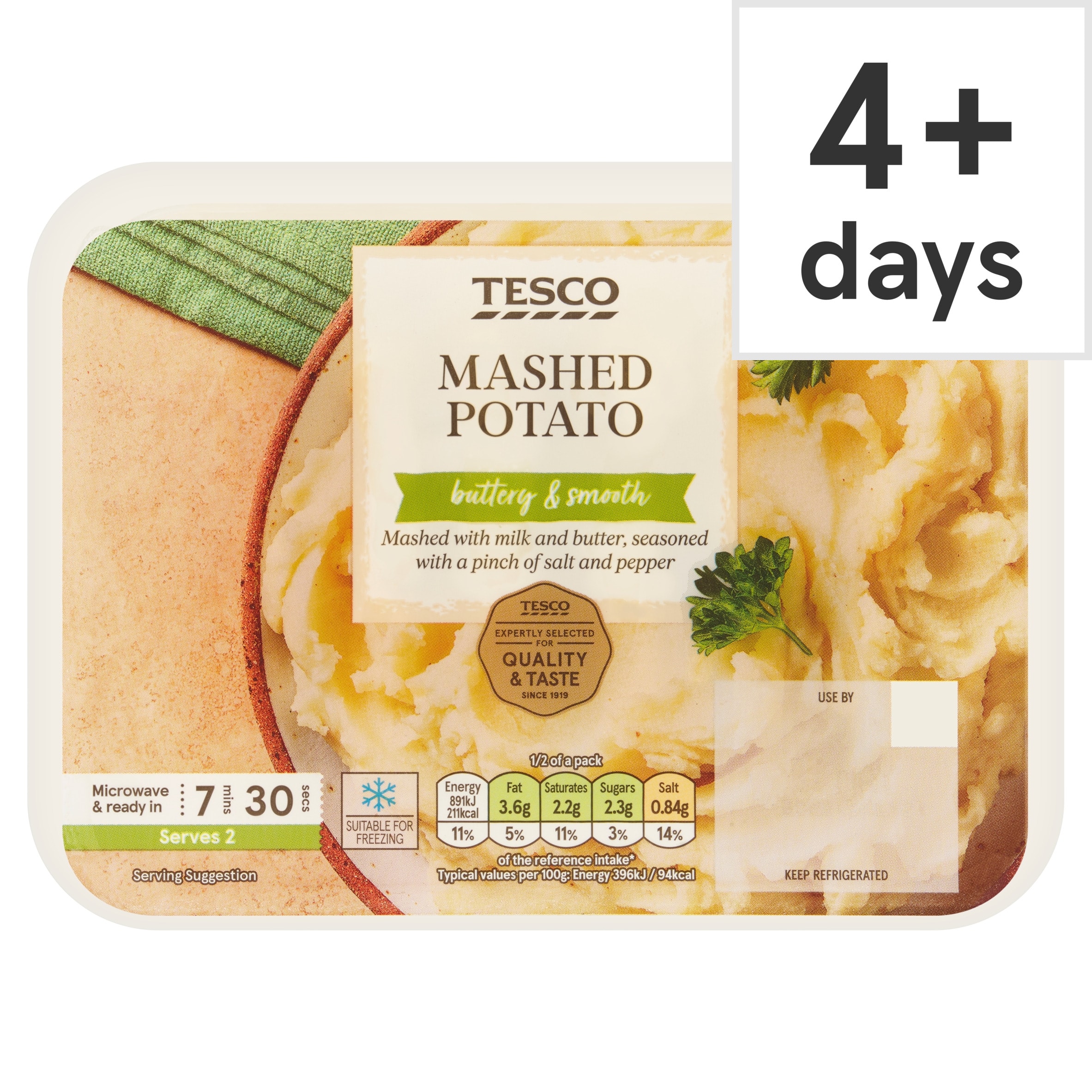 Tesco Mashed Potato 450g