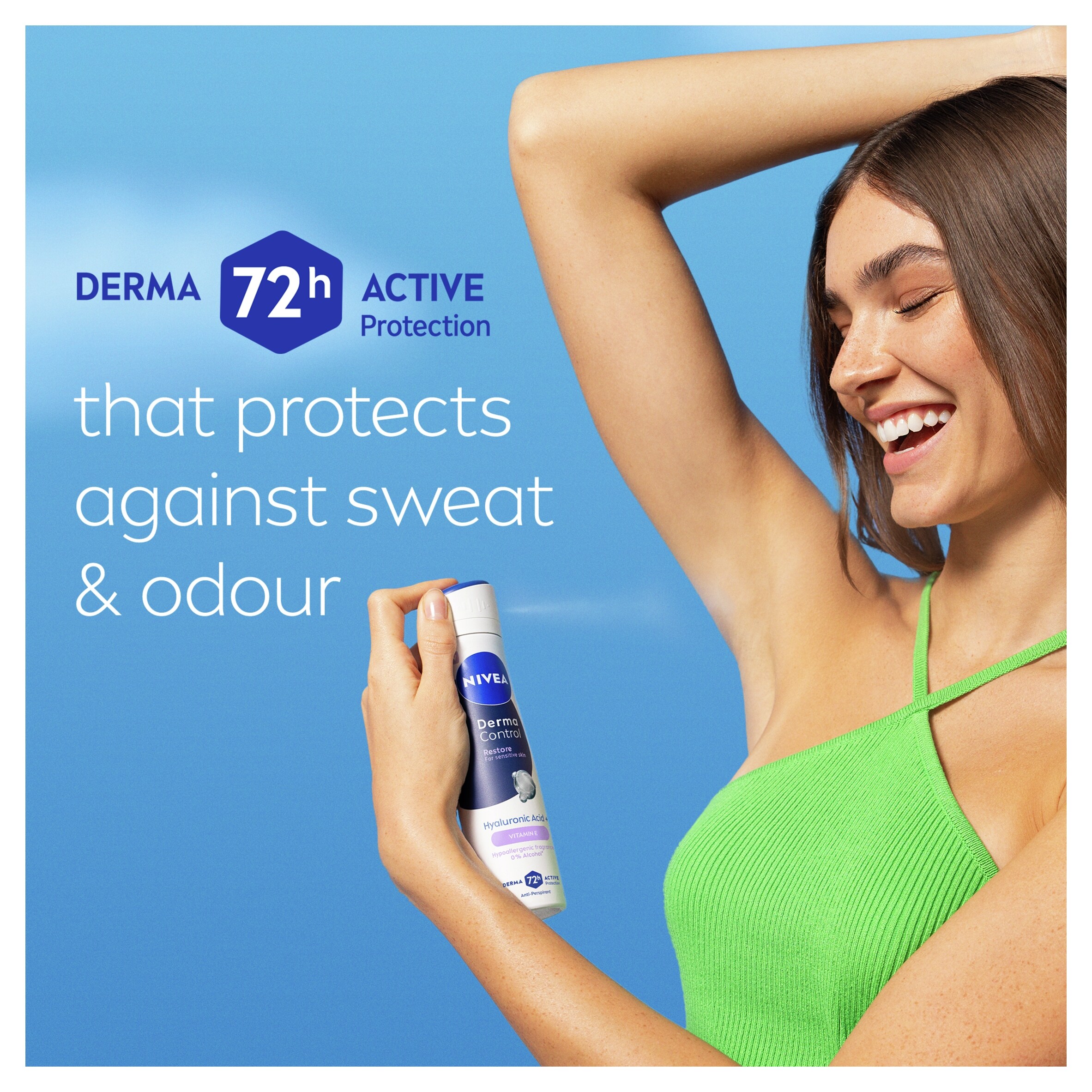 NIVEA Derma Control Restore Antiperspirant Deodorant Spray 250ml thumbnail 4