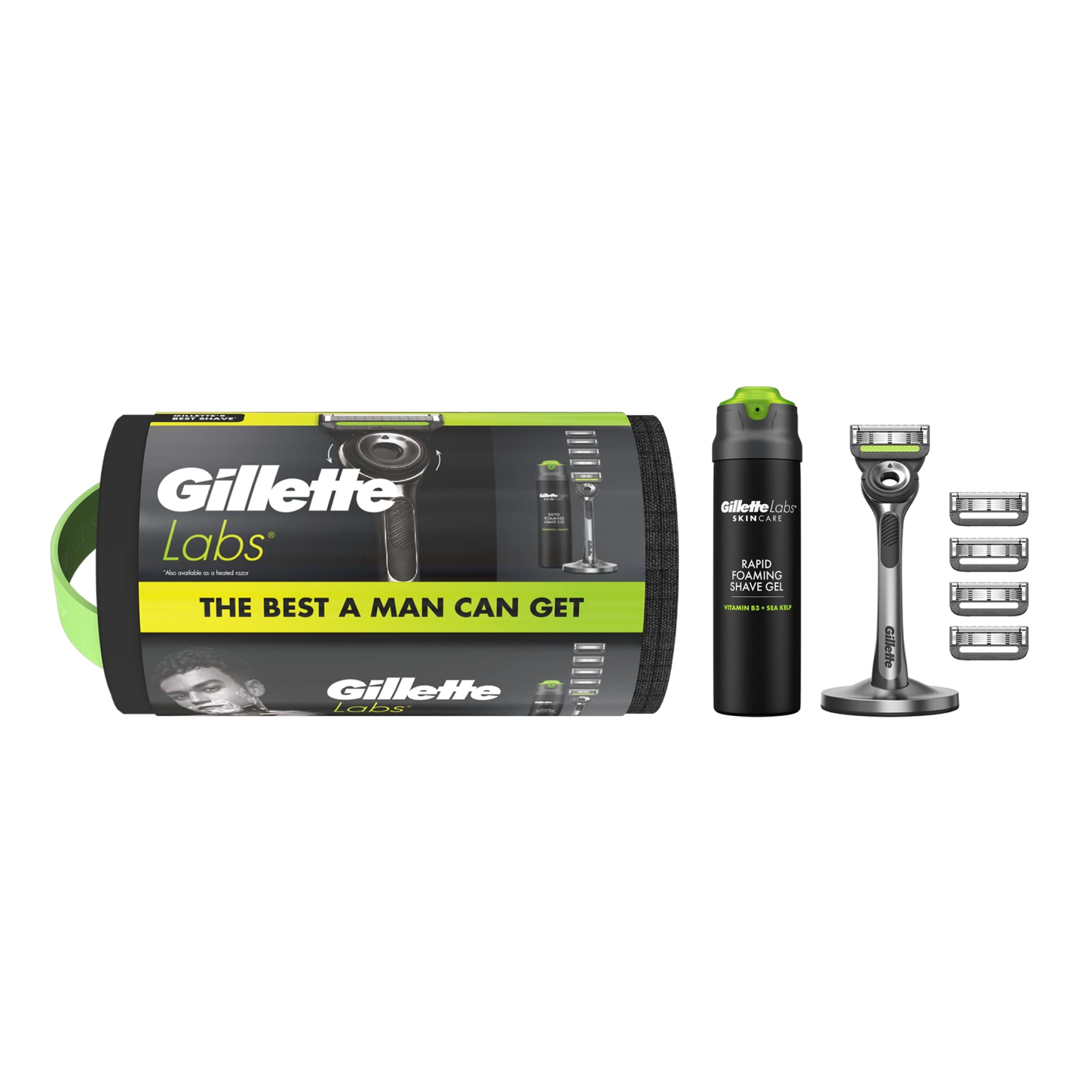 Gillette Labs Razor & Shave Gel Washbag Giftset