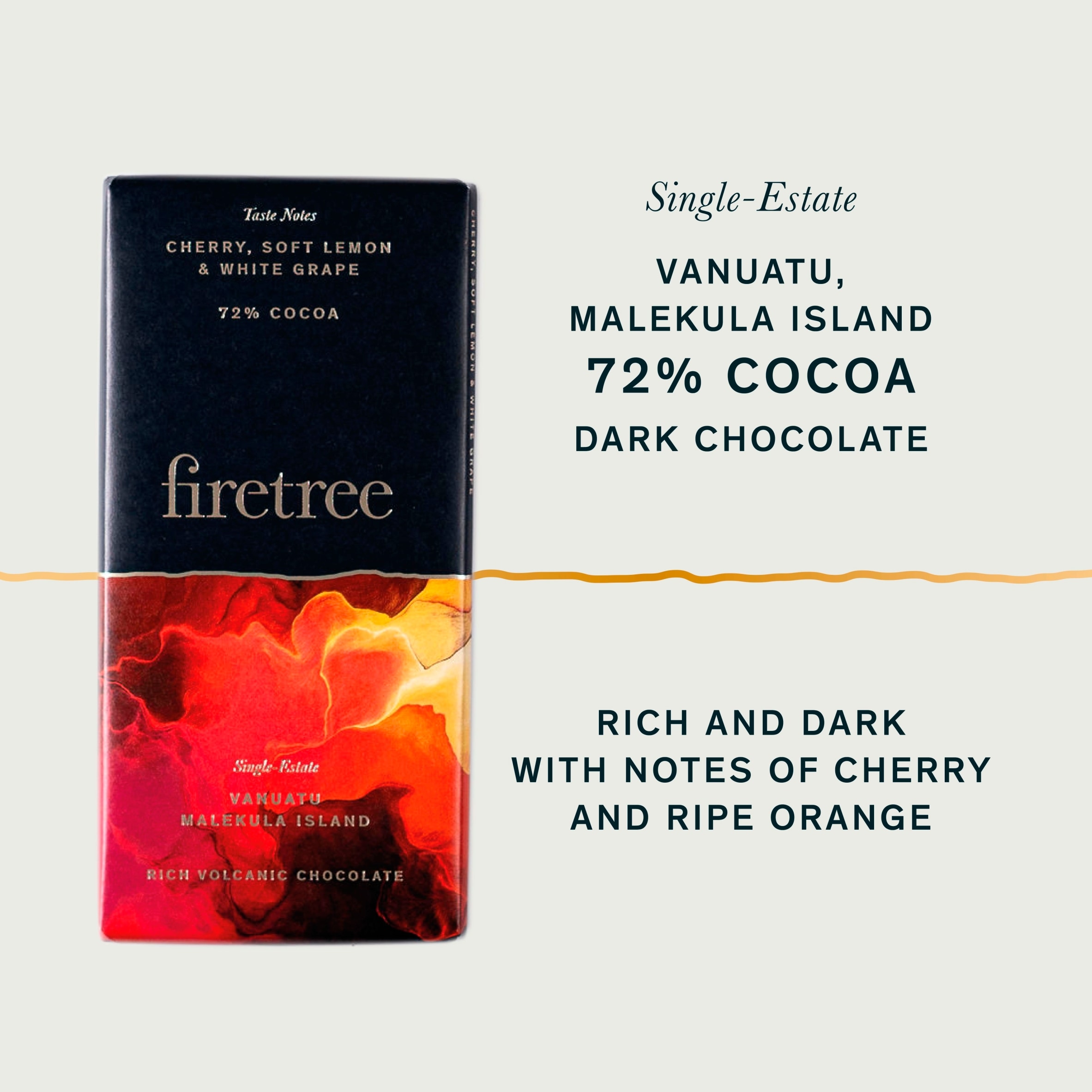 Firetree 72% Cocoa Dark Chocolate 70g thumbnail 3
