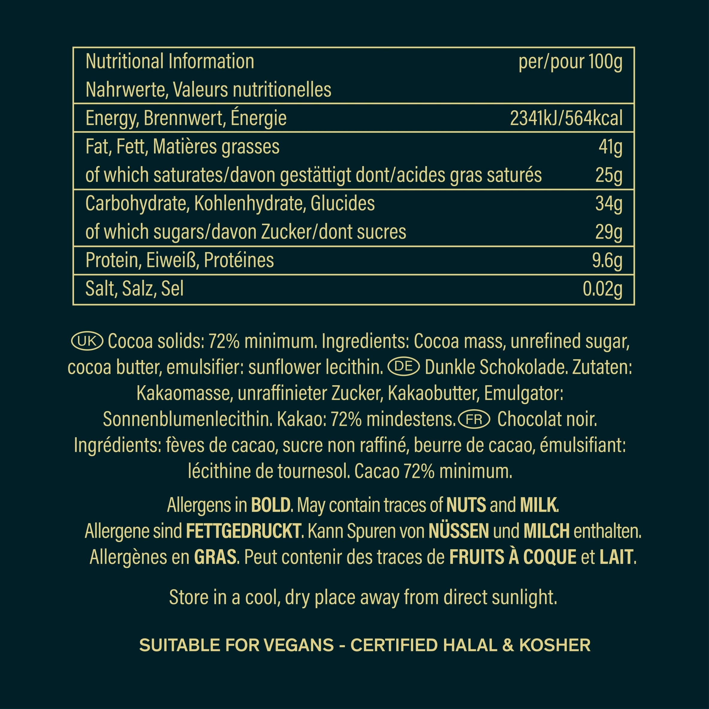 Firetree 72% Cocoa Dark Chocolate 70g thumbnail 5
