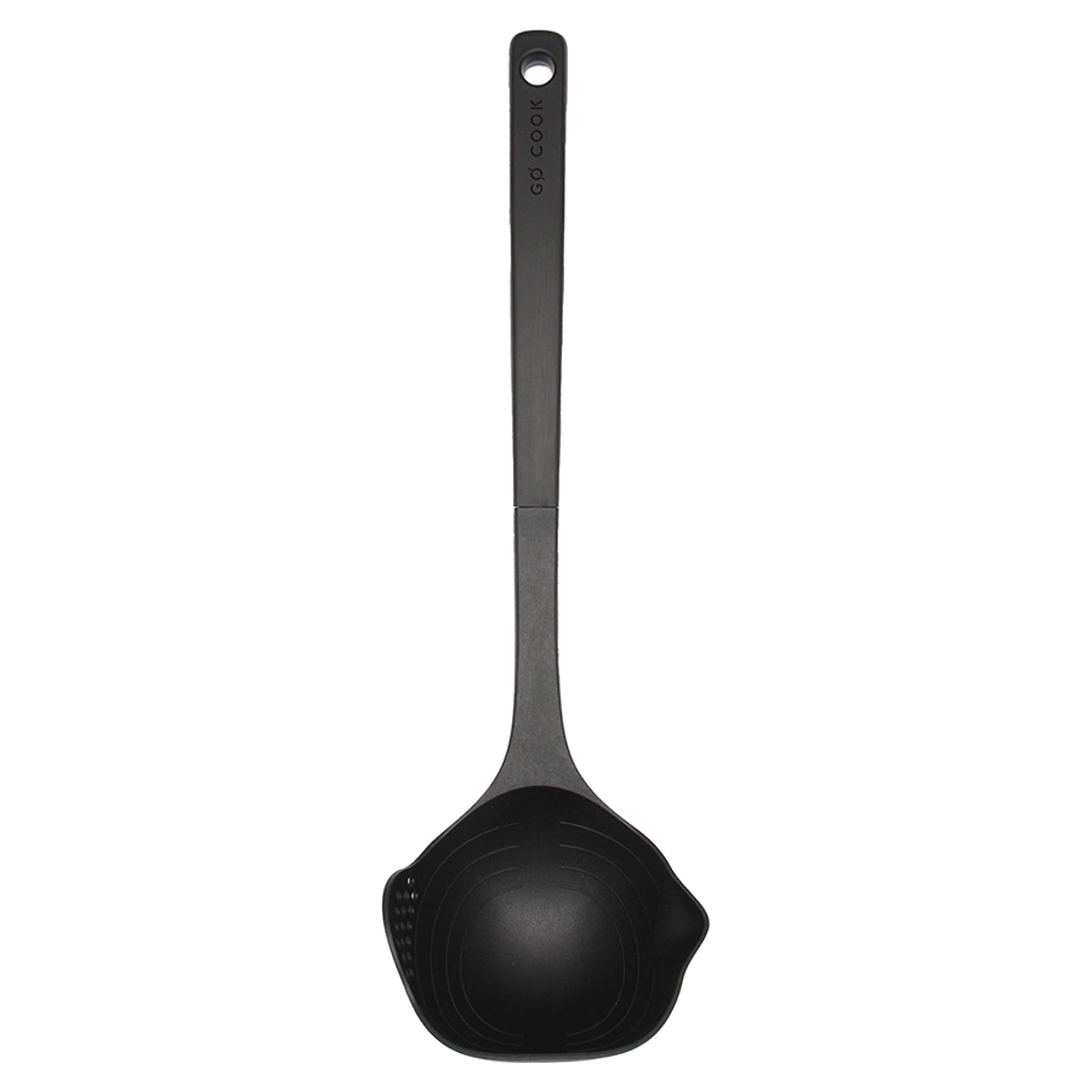 Go Cook Black Nylon Ladle