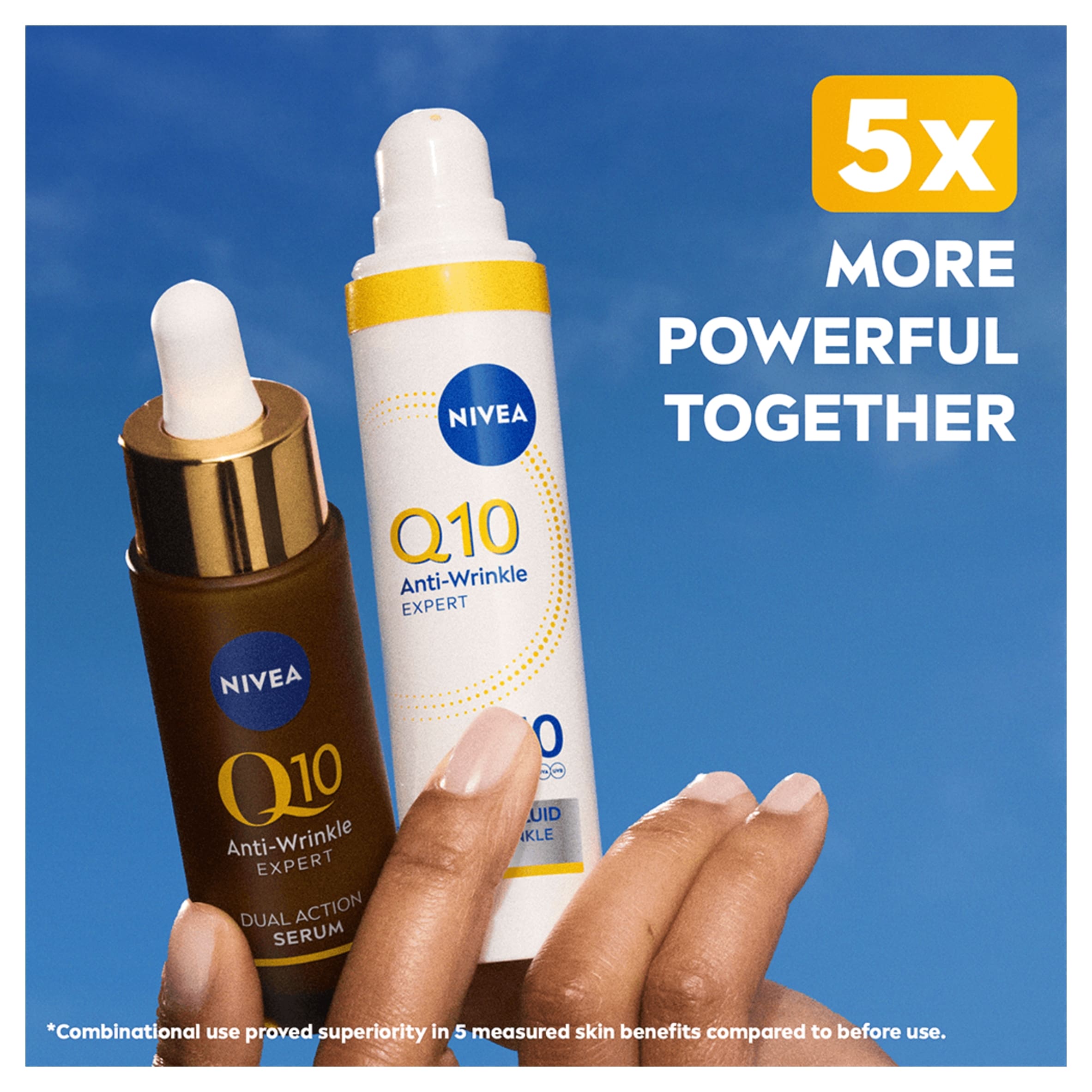NIVEA Q10 Anti-Wrinkle Expert Daily UV Face Fluid SPF50 40ml thumbnail 2