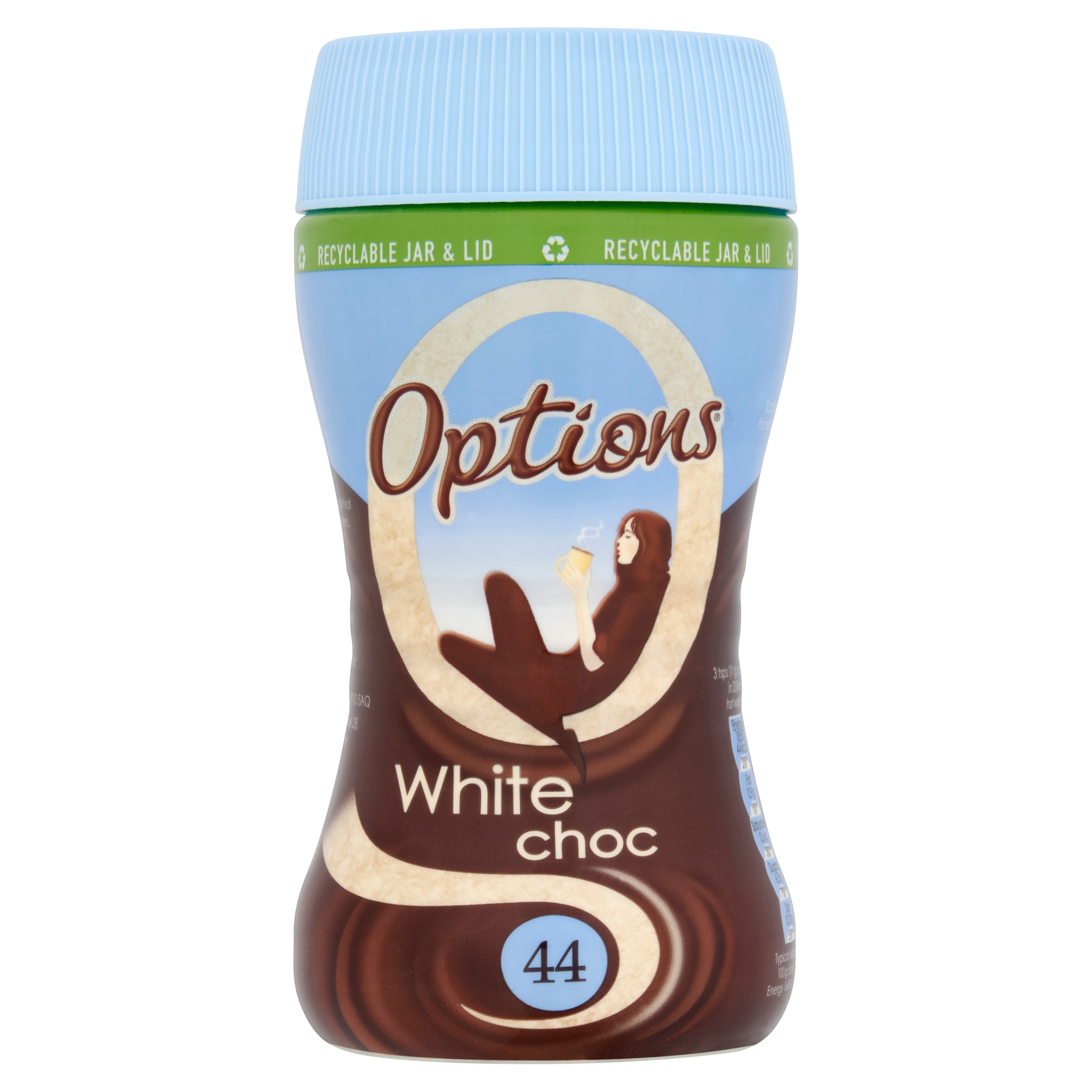 Options White Choc Jar 220g