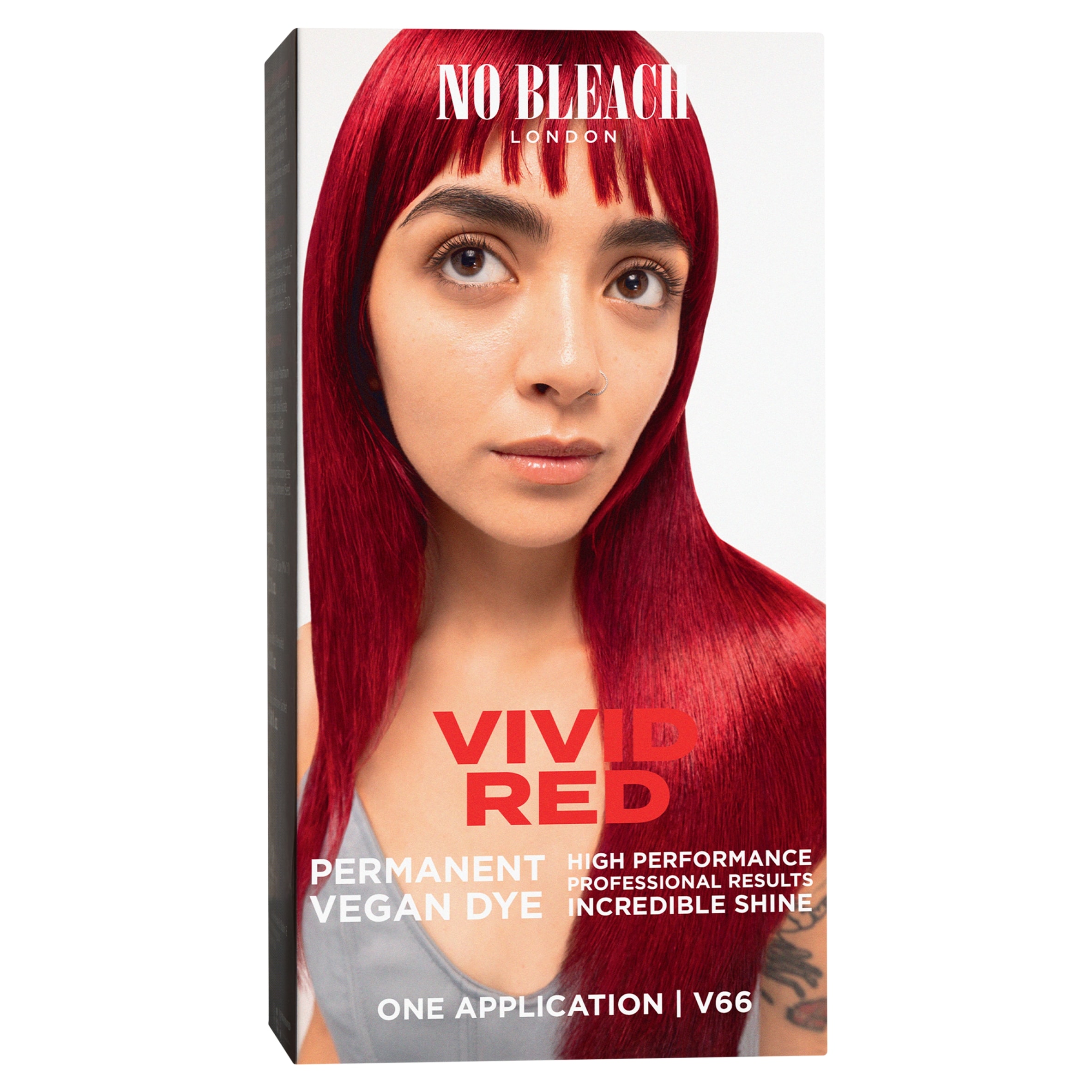 BLEACH LONDON VIVID RED PERMANENT HAIR COLOUR KIT
