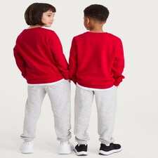 F&F School Unisex 2-Pack Cotton Rich School Sweatshirts in Red thumbnail 3