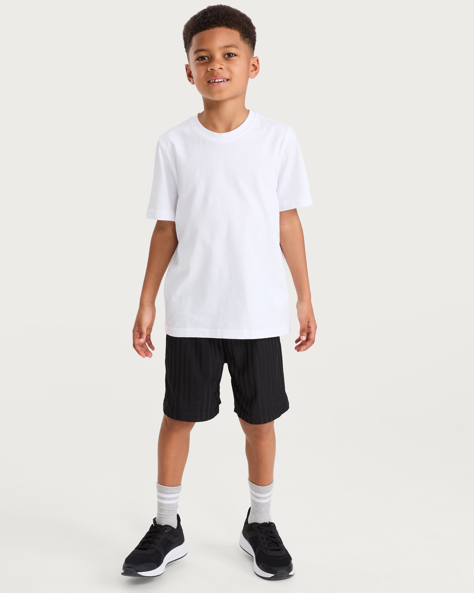 F&F School Unisex 2-Pack Pure Cotton T-Shirts in White thumbnail 2