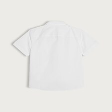 F&F School Girls 3-Pack Cotton Blend Revere Collared Shirts in White thumbnail 5