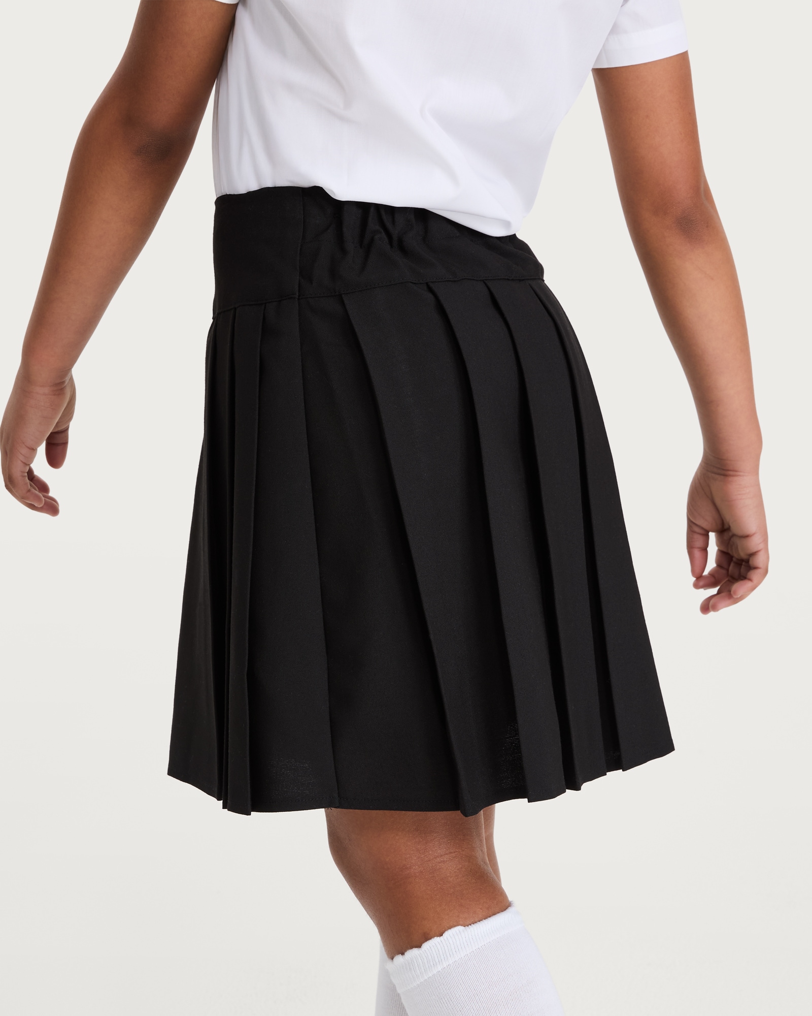 F&F School Girls 2-Pack Pleated Kilt Skirts  in Black thumbnail 3