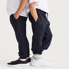 F&F School Unisex 2-Pack Cotton Rich Joggers in Navy thumbnail 3