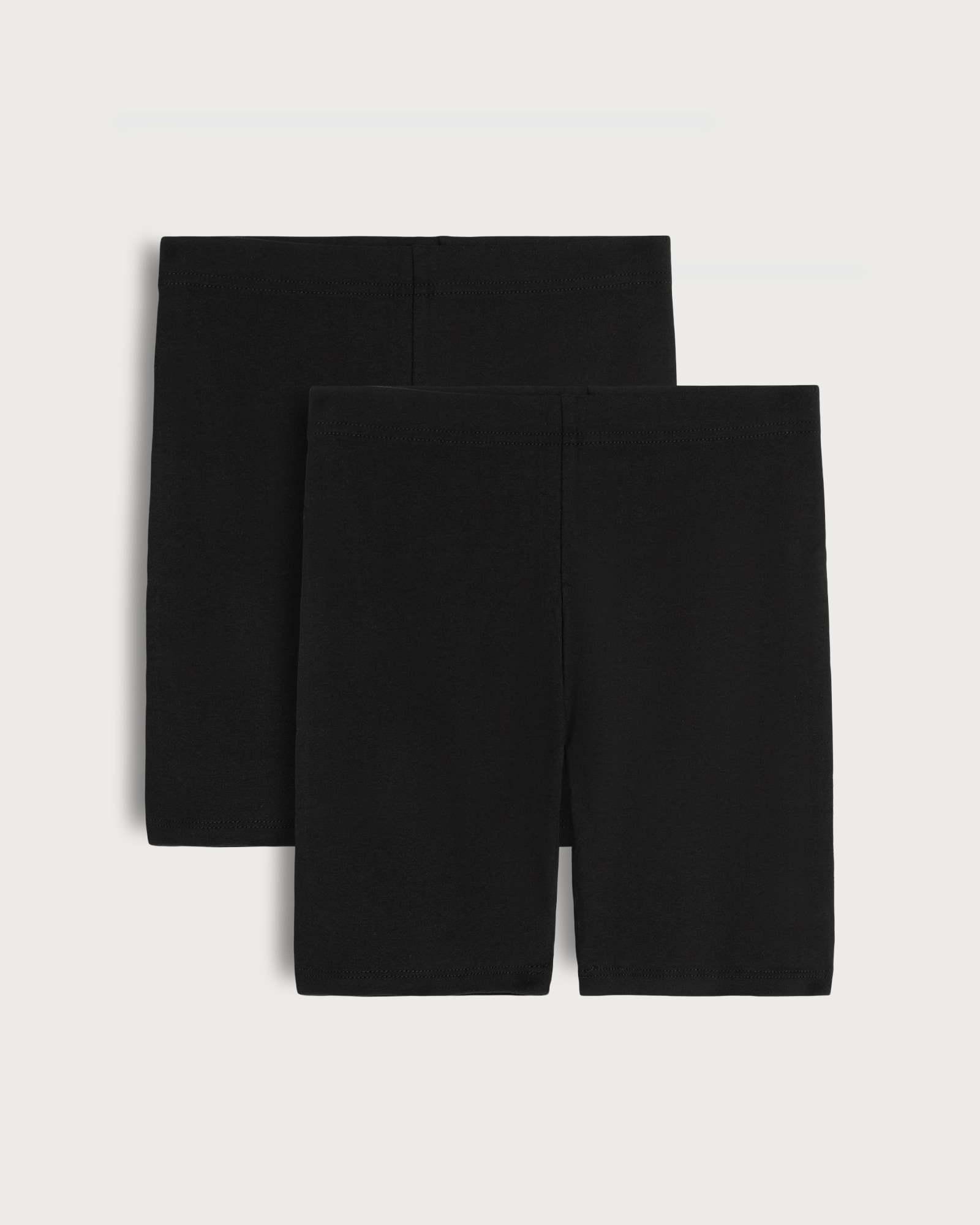 F&F School Unisex 2-Pack Cotton Rich Cycling Shorts  in Black thumbnail 4