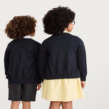F&F School Unisex 2-Pack Pure Cotton Cardigans in Navy thumbnail 3
