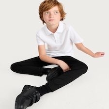 F&F School Boys 3-Pack Pure Cotton Slim Fit Polo Shirt in White