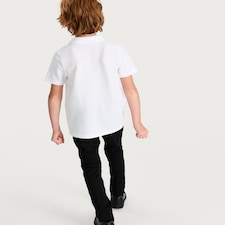 F&F School Boys 3-Pack Pure Cotton Slim Fit Polo Shirt in White thumbnail 3