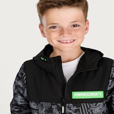 Minecraft Hooded Jacket in Multi Grey thumbnail 2