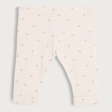 F&F Baby 3-Pack Cotton Rich Ribbed Leggings in Pink thumbnail 2