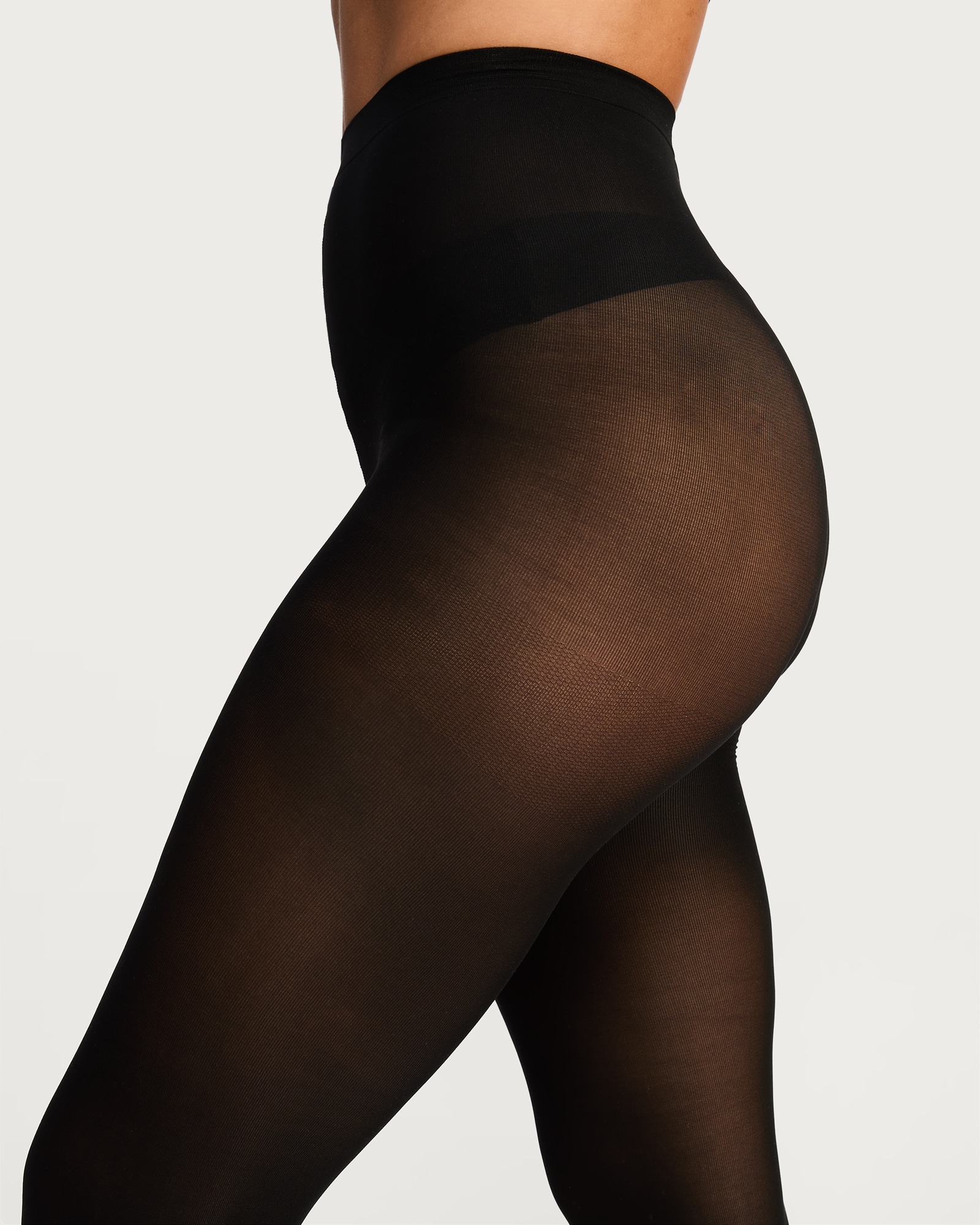 F&F 4-Pack 40 Denier Opaque Tights  in Black thumbnail 2
