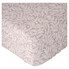 F&F Home Cotton Rich Leaf Fitted Sheet King