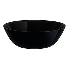 Luminarc black glass cereal bowl