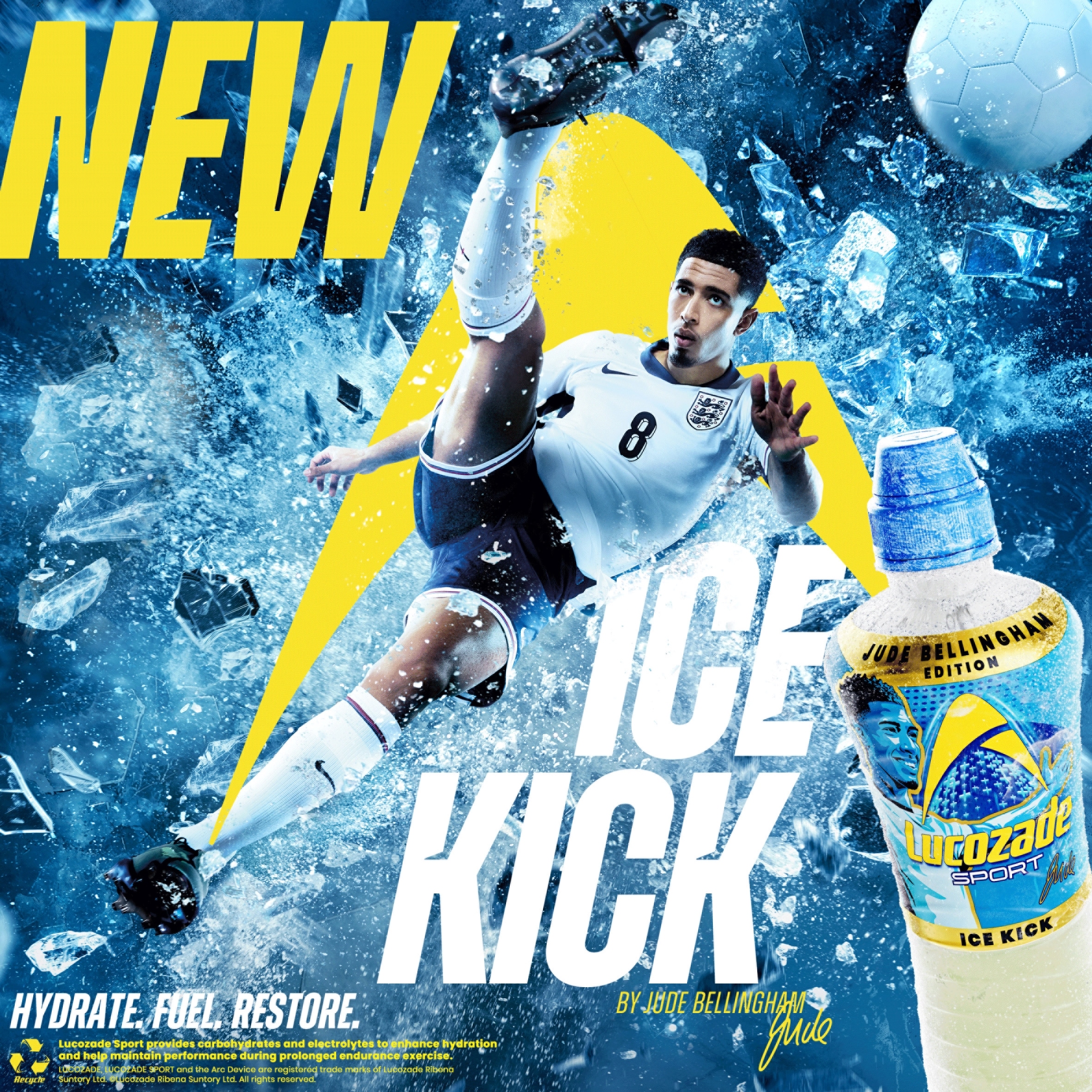 Lucozade Sport Drink Ice Kick 500ml thumbnail 2