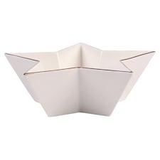 F&F home white star bowl
