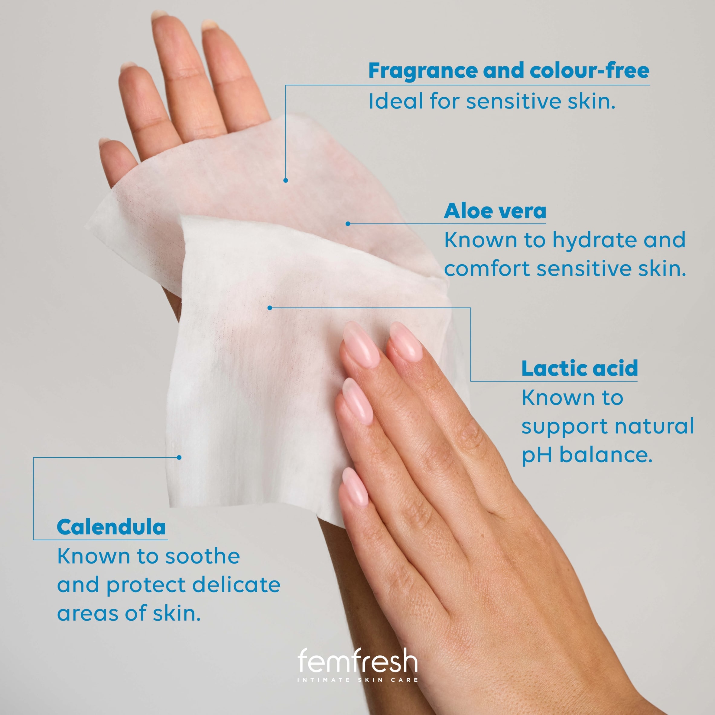 Femfresh 0% Sensitive Wipes 25 Pack thumbnail 5