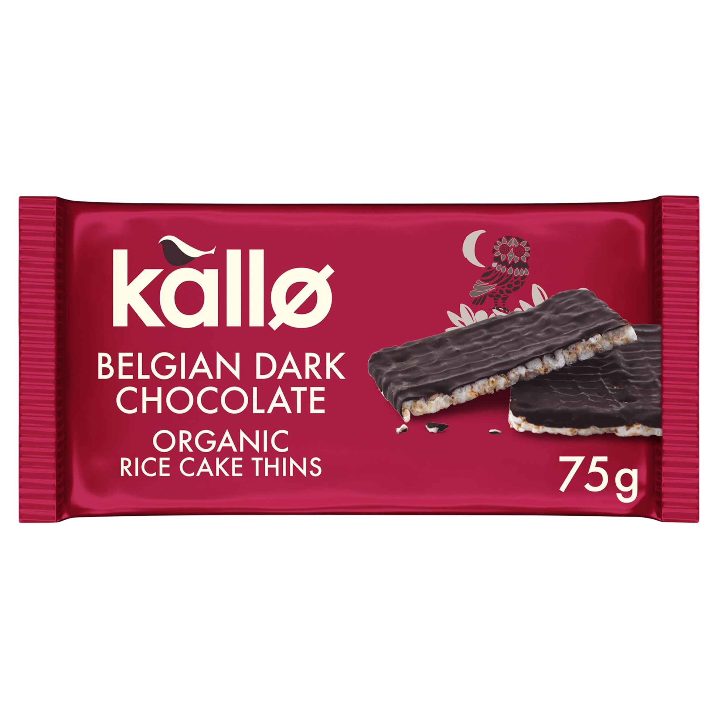 Kallo Belgian Dark Chocolate Organic Rice Cake Thins