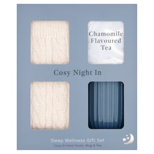 Sleep Wellness Mug, Socks & Tea Christmas Gift Set