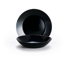 Luminarc black glass pasta bowl