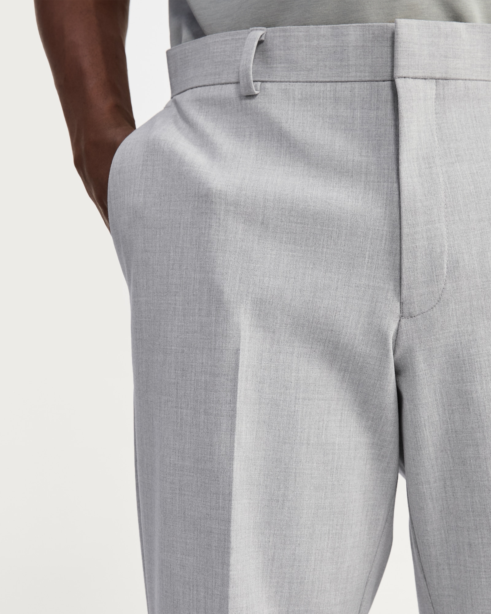 F&F Tailored Fit Formal Trousers in Grey thumbnail 2