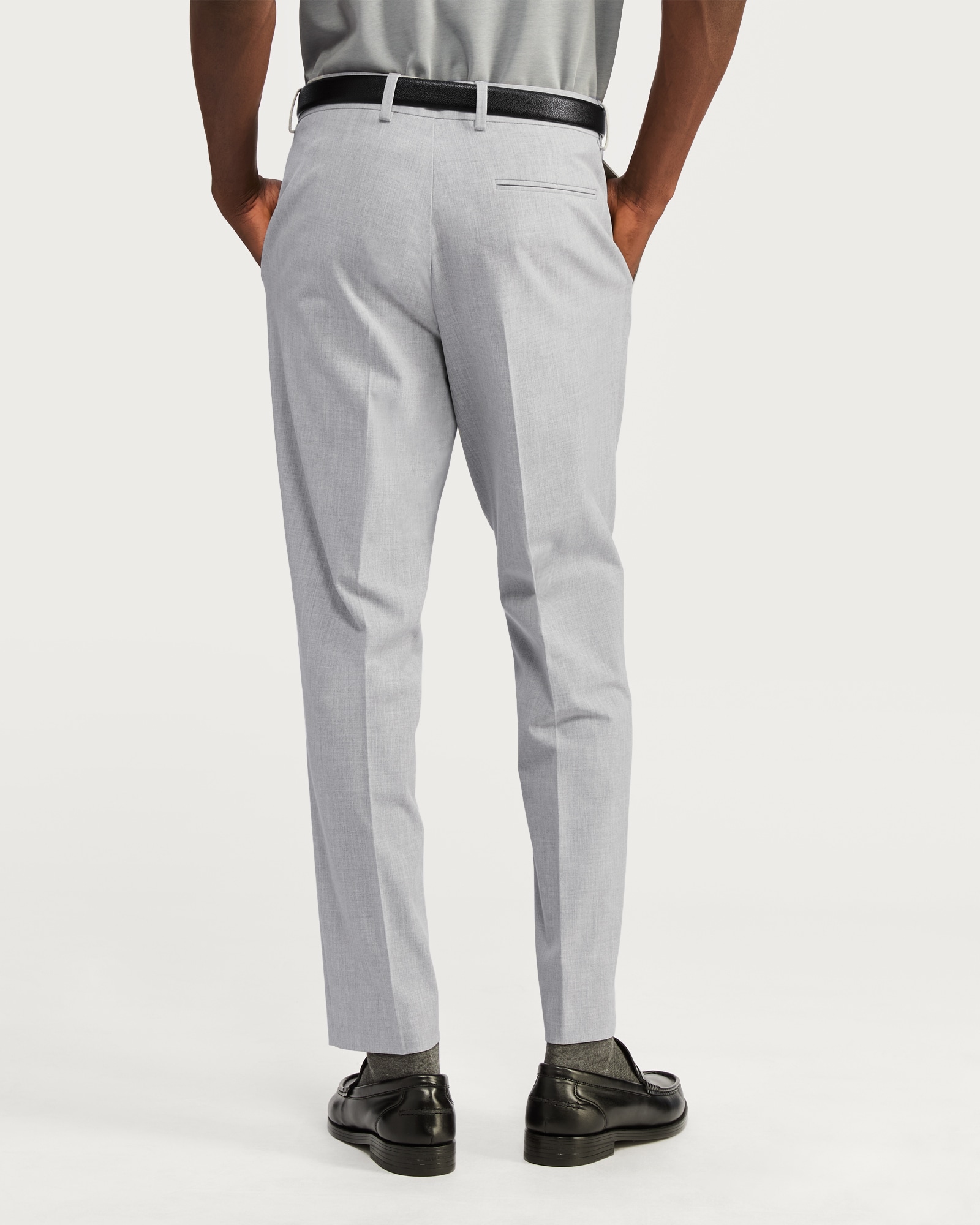 F&F Tailored Fit Formal Trousers in Grey thumbnail 3