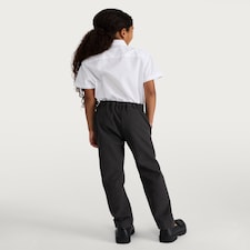 F&F School Girls 2-Pack Regular Fit Trousers in Grey thumbnail 3