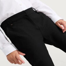 F&F School Girls 2-Pack Regular Fit Trousers in Black thumbnail 2