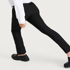 F&F School Girls 2-Pack Regular Fit Trousers in Black thumbnail 3