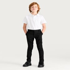 F&F School Boys 2-Pack Skinny Fit Trousers in Black thumbnail 2