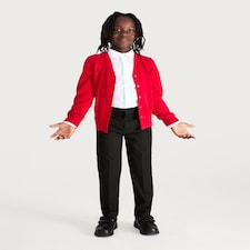 F&F School Boys 2-Pack Slim Fit Trousers in Black