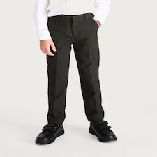 F&F School Boys 2-Pack Slim Fit Trousers in Grey thumbnail 2