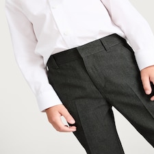 F&F School Boys 2-Pack Slim Fit Trousers in Grey thumbnail 3