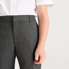 F&F School Boys 2-Pack Generous Fit Trousers in Grey thumbnail 2