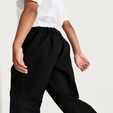 F&F School Boys 2-Pack Generous Fit Trousers in Black thumbnail 4