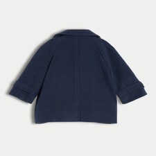F&F Baby Double Breasted Coat in Navy thumbnail 2