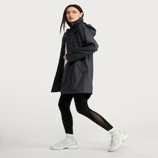 F&F Hooded Shower Resistant Raincoat in Navy