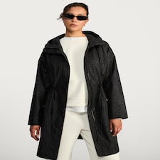 F&F Animal Print Shower Resistant Hooded Raincoat in Black thumbnail 2