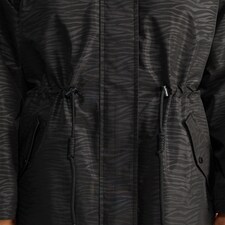 F&F Animal Print Shower Resistant Hooded Raincoat in Black thumbnail 3