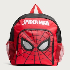 Disney Spider-Man Print Slogan Backpack in Red