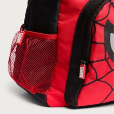 Disney Spider-Man Print Slogan Backpack in Red thumbnail 2