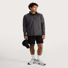 F&F Active Regular Fit Half-Zip Jacket in Black thumbnail 3