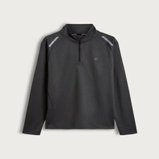 F&F Active Regular Fit Half-Zip Jacket in Black thumbnail 5