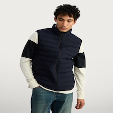 F&F Padded Shower Resistant Gilet in Navy thumbnail 3